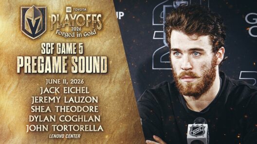 🎥 SCF Game 5 PREGAME SOUND: Eichel, Lauzon, Theodore, Coghlan & Tortorella