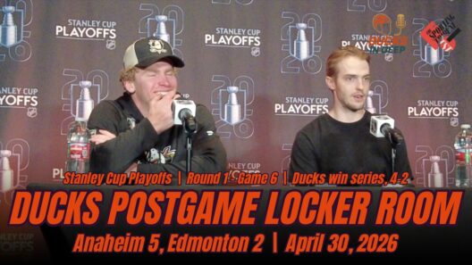 Troy Terry: "Fans have always shown up for us, and they deserve this" | Ducks beat Oilers in 6 games