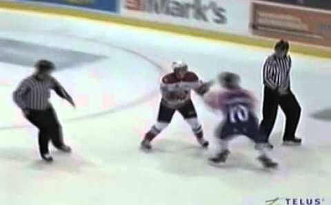 Christophe Lalonde vs Victor Provencher Oct 14, 2011