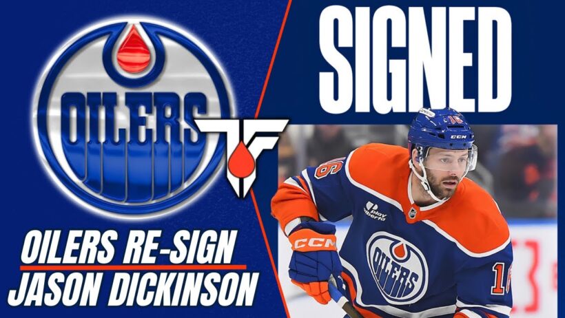 Oilers News | Jason Dickinson Signs 5 Year Deal | Connor Murphy