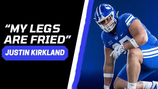 NO ONE LIFTS MORE WEIGHT THAN JUSTIN KIRKLAND DURING BYU FOOTBALL SUMMER WORKOUTS | COUGCONNECT POD
