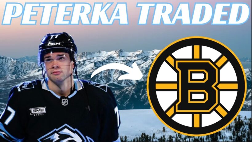 Breaking News: NHL Trade - Utah Mammoth Trade JJ Peterka To Boston Bruins
