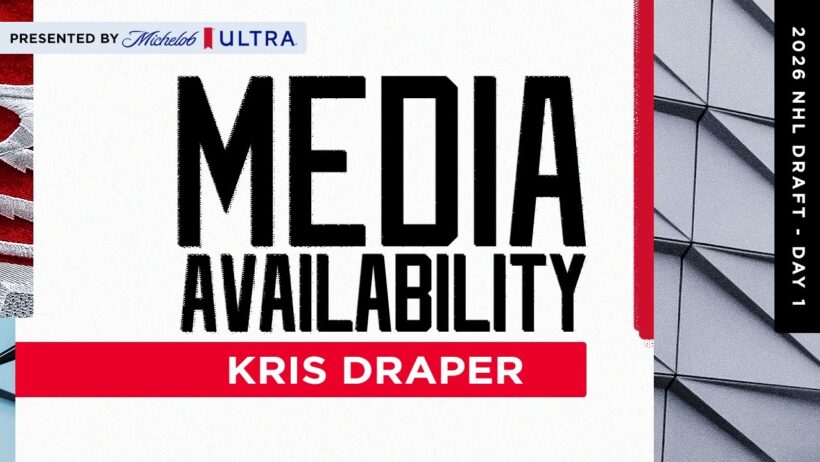 Kris Draper 2026 NHL Draft Day 1