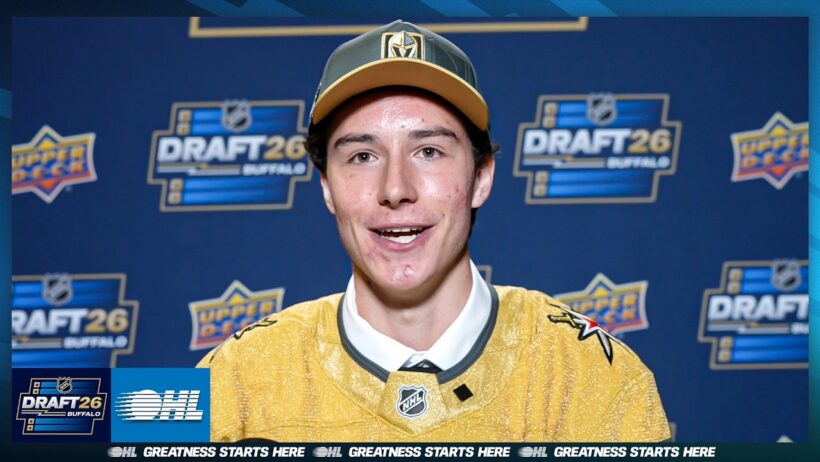 2026 NHL Draft Media Availability: Ben Wilmott – Vegas Golden Knights