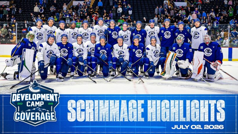 Vancouver Canucks Development Camp 3 on 3 Scrimmage Highlights (Jul 2 2026)