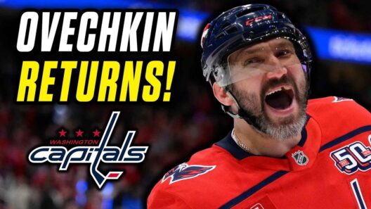 Ovechkin Returns to Capitals on $4.25M 1-year deal, worth up to $9M