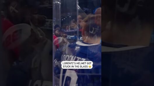His Helmet Got Stuck In The Glass 🪖