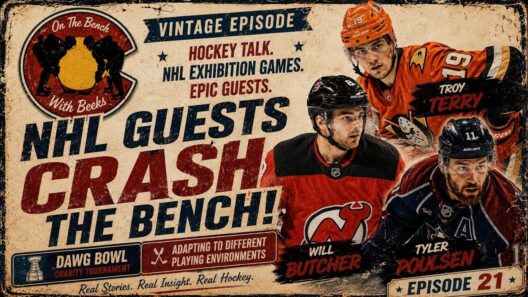 The Bench Gets Crashed by NHL Talent! | Troy Terry, Will Butcher & Tyler Poulsen