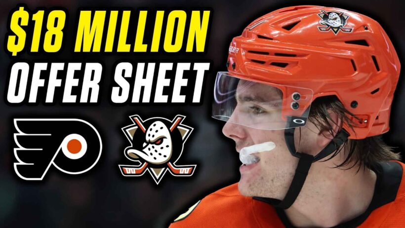 Flyers Offer Sheet Ducks Leo Carlsson for 5 years, $18M AAV