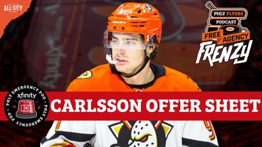 BREAKING: PHILADELPHIA FLYERS SIGN DUCKS STAR CENTER LEO CARLSSON TO $90 MILLION OFFER SHEET