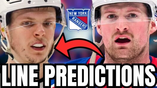 New York Rangers 2026-27 PROJECTED LINES...