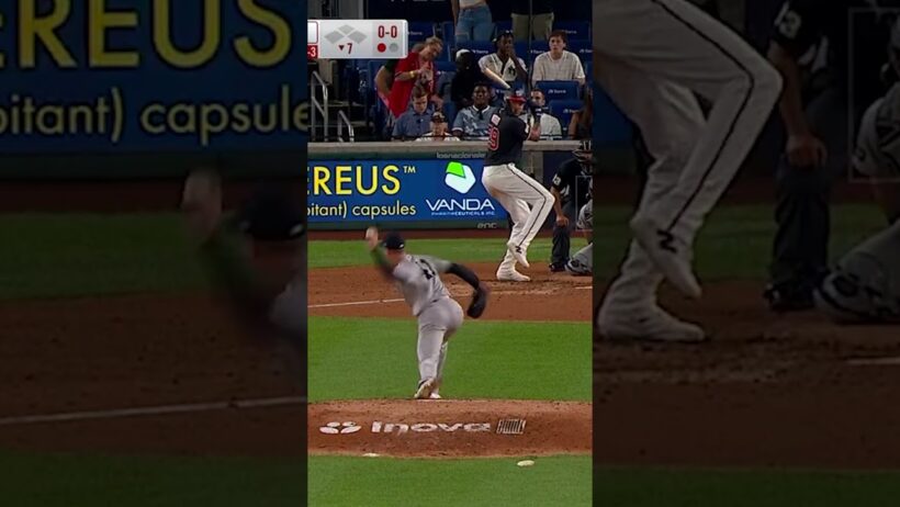 Bad 2 pitches for Tim Hill as he blows the Yankees 2-1 lead in the 7th inning #shorts