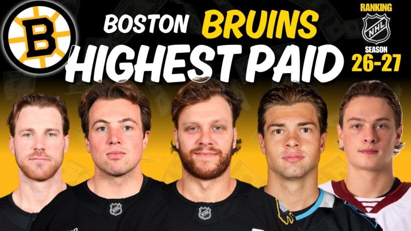 🔥 Boston Bruins Full Roster Salaries 2026-27 | NHL CASH! JJ Peterka & James Hagens!