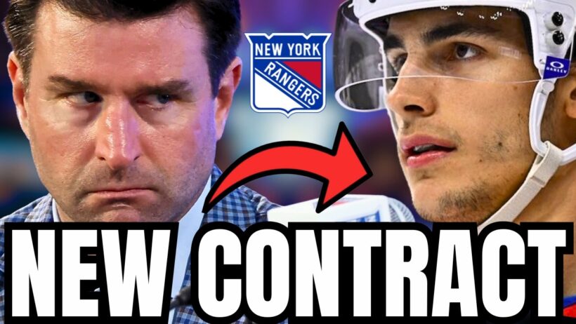 Braden Schneider SIGNS NEW CONTRACT with the New York Rangers…