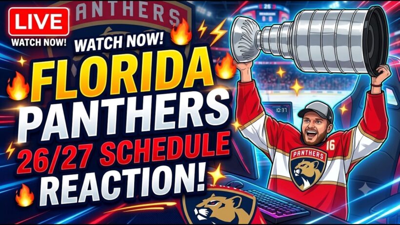 Florida Panthers 26/27 Schedule Release Live Reaction