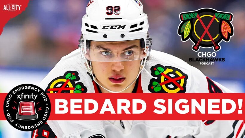 EMERGENCY POD: Connor Bedard Signs 5-Year, $75M Extension with Blackhawks | CHGO Blackhawks
