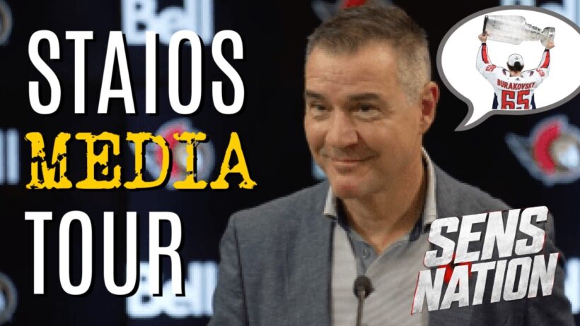 Staios Content With Senators Scoring Up Front, Not Replacing Alfie