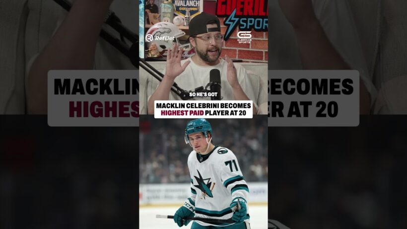 Off Ice: Celebrini's Historic $94M Sharks Deal