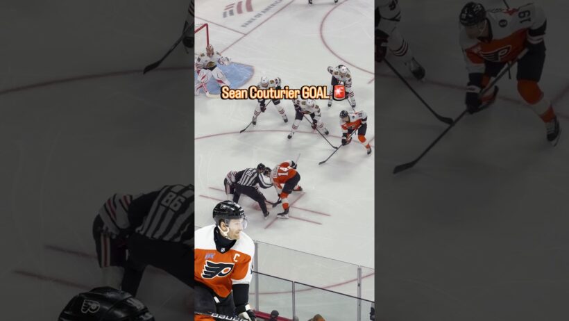 Sean Couturier hockey IQ + goal 🚨  Projecthockey.com #hockeyIQ #lesson