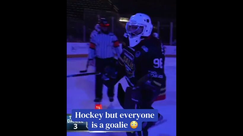 What an apple from the goalie 🔥