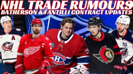NHL Trade Rumours - Habs, CBJ, Red Wings, Canucks, Fantilli & Batherson Contracts, Kopitar Statue