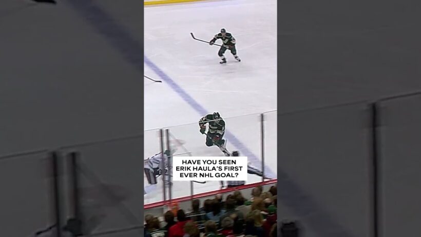 What a 1st goal! 13 seasons ago, Haula got on the board #nhl