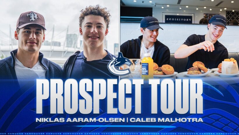 Caleb Malhotra and Niklas Aaram-Olsen in Vancouver