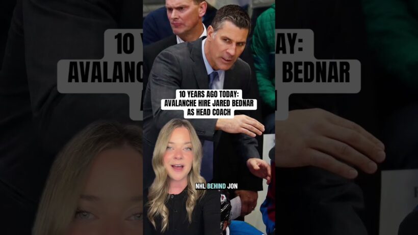 10 Years Ago Today, The Avalanche Named Jared Bednar Their New Head Coach 🔥