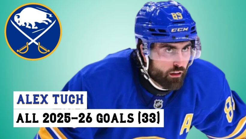 Alex Tuch (#89) All 33 Goals of the 2025-26 NHL Season