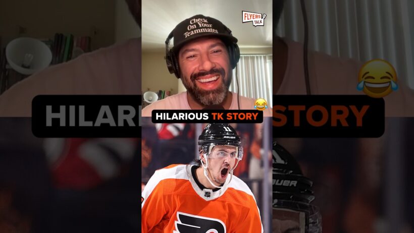 Nate Thompson tells a hilarious story about becoming Flyers teammates with Travis Konecny