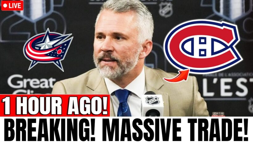🚨CANADIENS PREPARING SHOCKING TRADE FOR 27-GOAL BLUE JACKETS GOAL SCORER! CANADIENS NEWS