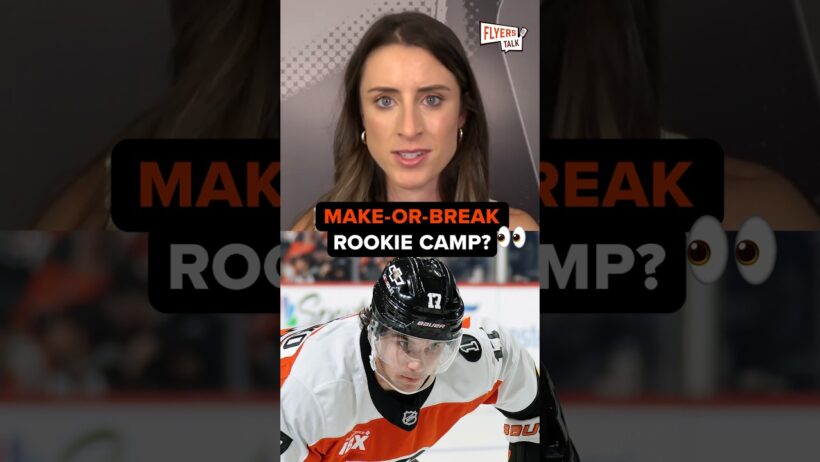 Is this a make-or-break Flyers Rookie Camp for Jett Luchanko? #nhl