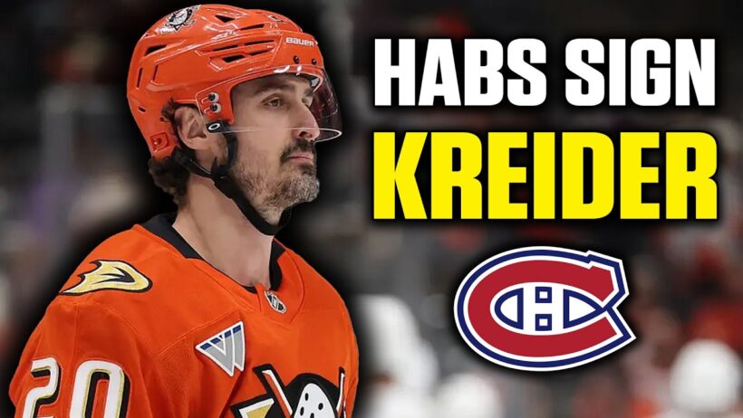Chris Kreider Signs with Montreal Canadiens