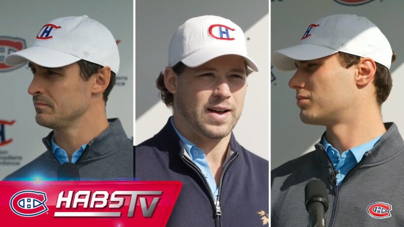 Canadiens address the media at annual golf tournament | FULL PRESS CONFERENCES