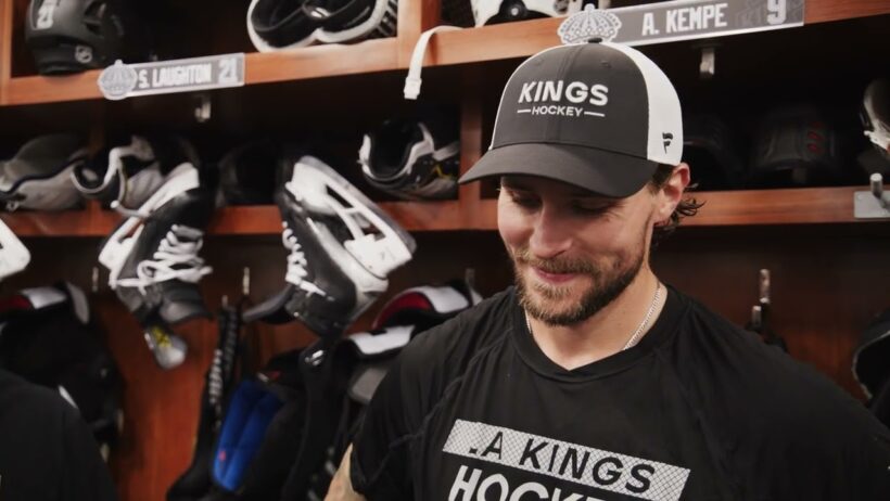 MEDIA: Mikey Anderson, Adrian Kempe, and Brandt Clarke | Training Camp Day 1
