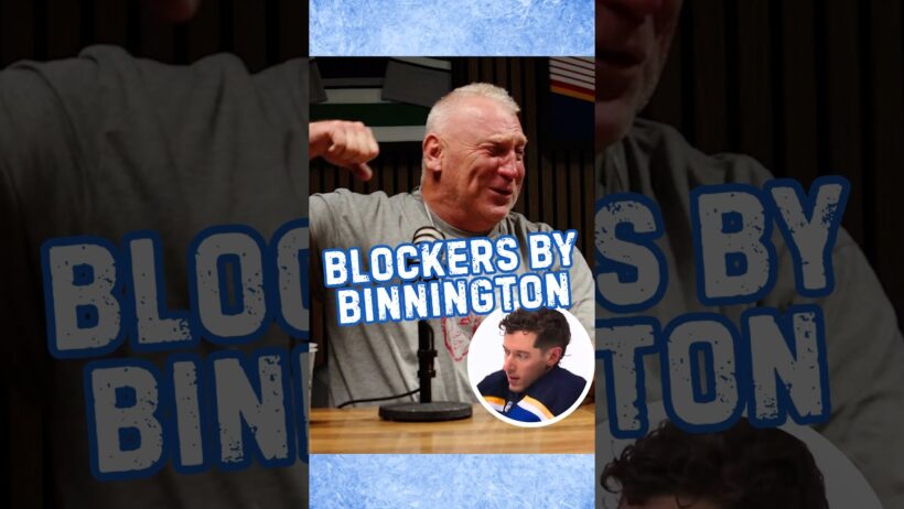 Jordan Binnington isn't afraid to toss the blocker around if need be