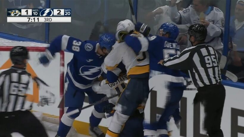 🚫 Misconducts 🚫 Handed out in the 3rd Predators @ Lightning