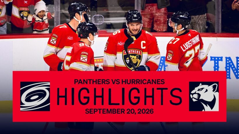 Panthers vs Hurricanes Preseason Highlights | 9.20.26