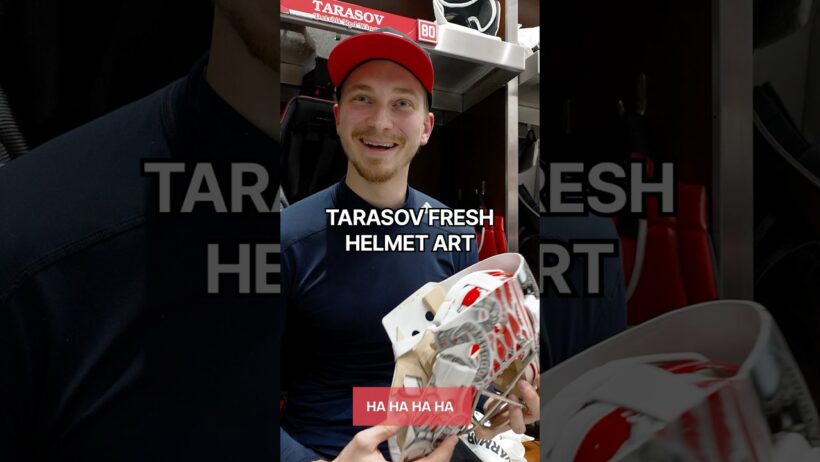 Daniil Tarasov walks us through the new paint job on his helmet🎨