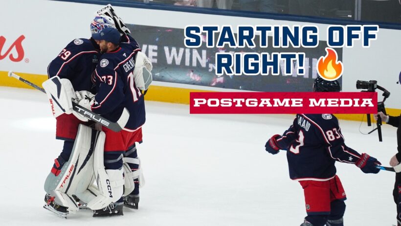 Starting Off Right! Jackets Take Down the Wings In A Shootout!