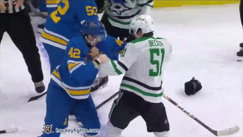 Jack Becker vs Quinton Burns | Sep 19, 2026 | Dallas Stars vs St. Louis Blues