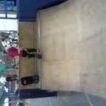 Zach trying to drop in on a skateboard
