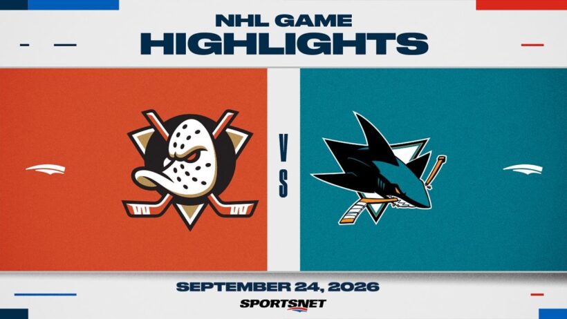 NHL Pre-Season Highlights | Ducks vs. Sharks - September 24, 2026