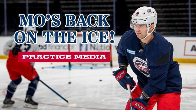 Adam Fantilli Is Back On The Ice With The Blue Jackets!