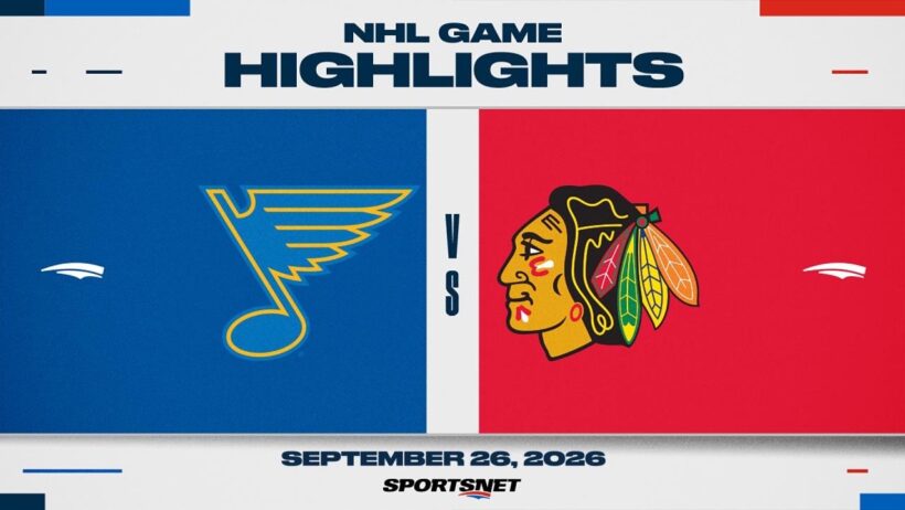 NHL Pre-Season Highlights | Blues vs. Blackhawks - September 26, 2026
