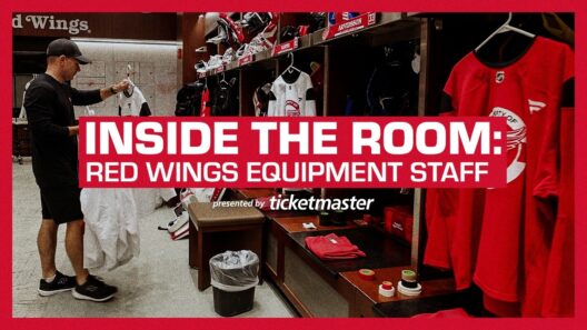 In the Room with the Detroit Red Wings Equipment Staff