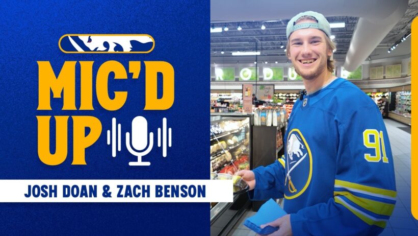 "I'm Actually A Fake Sabres Person" | Josh Doan Mic'd Up At Tops Friendly Markets | Buffalo Sabres