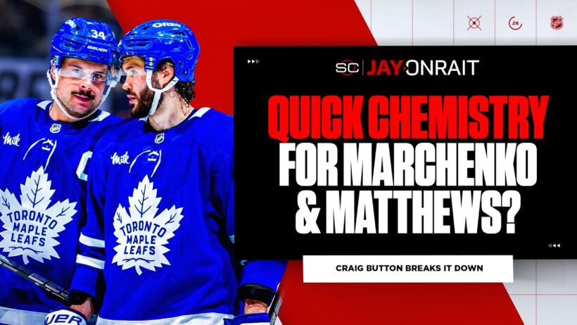 How did addition of Kirill Marchenko look beside Auston Matthews?