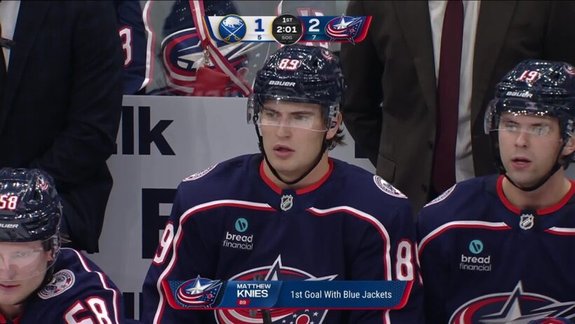 VERY KNIES! Knies scores in Blue Jackets debut