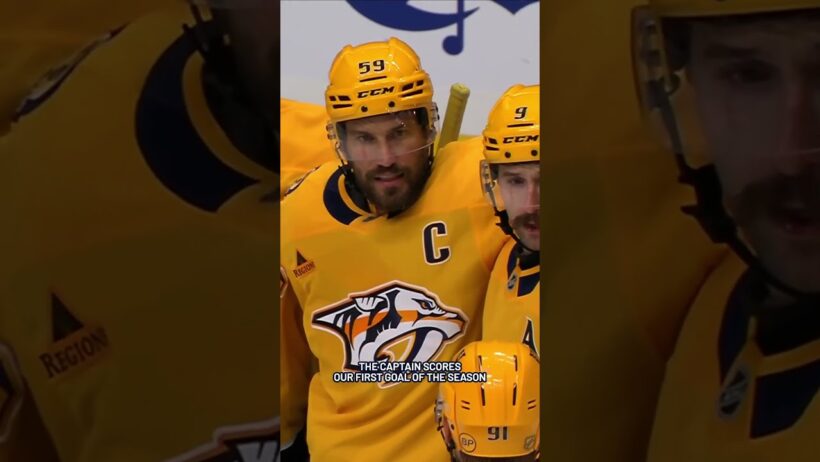 And the first goal of the szn goes to... 👀 #predsnhl